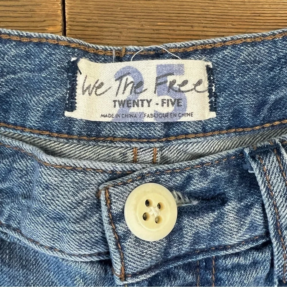 Free People Caroline Cutoff Denim Shorts